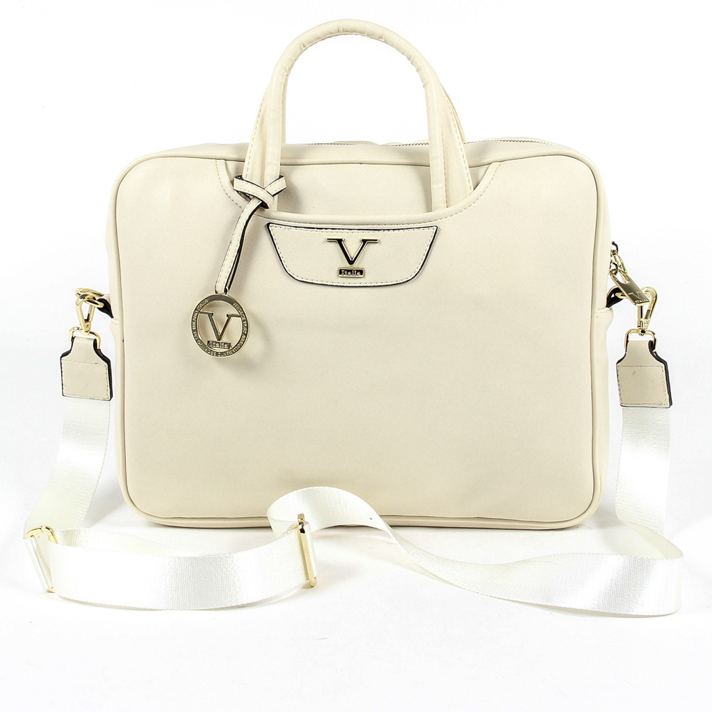 Bolso de mano para mujer V 1969 Italia Beige ALVENA