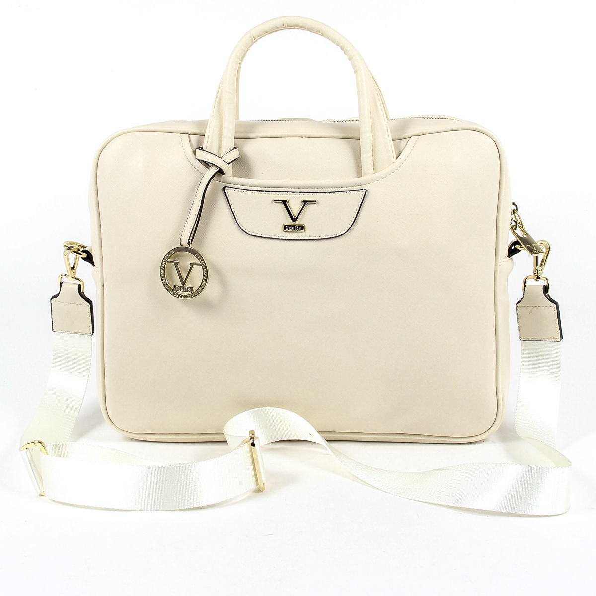 Bolso de mano para mujer V 1969 Italia Beige ALVENA