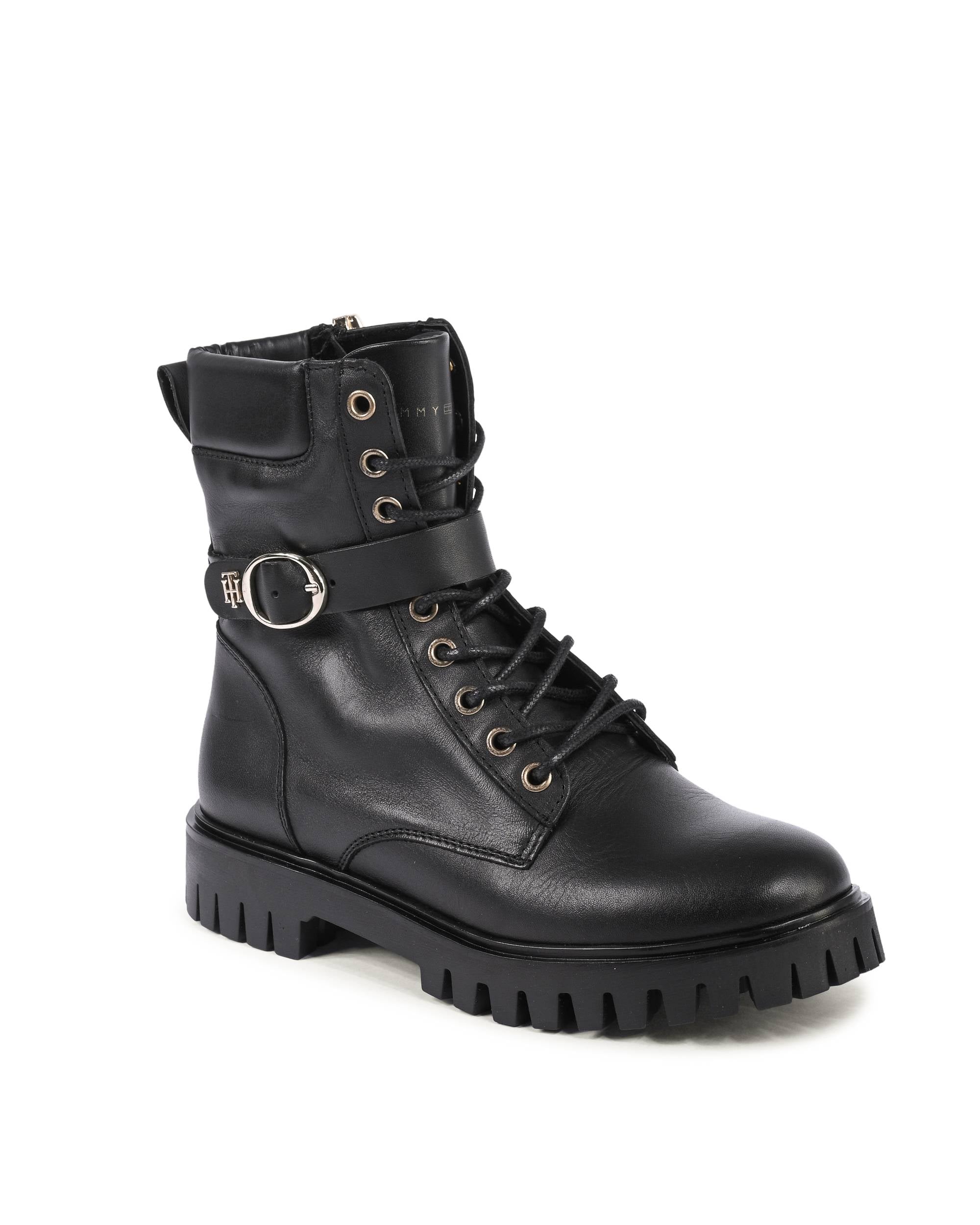Tommy Hilfiger Womens Boots Black FW0FW06734BDS