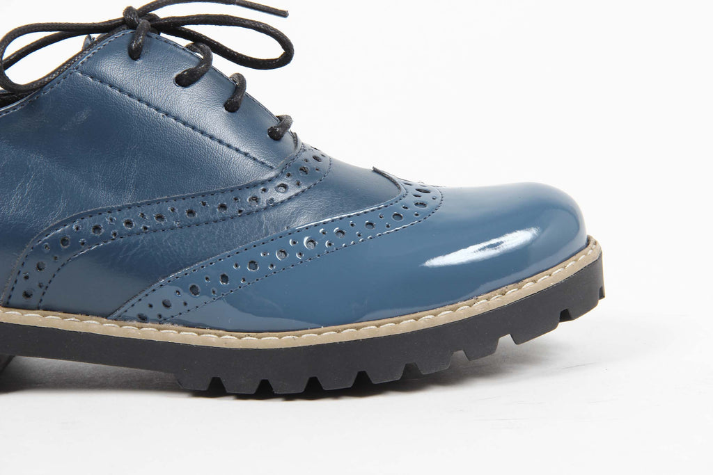 V 1969 Italia Zapato Oxford para mujer MARGIE 5 VER. PRIN. BLU