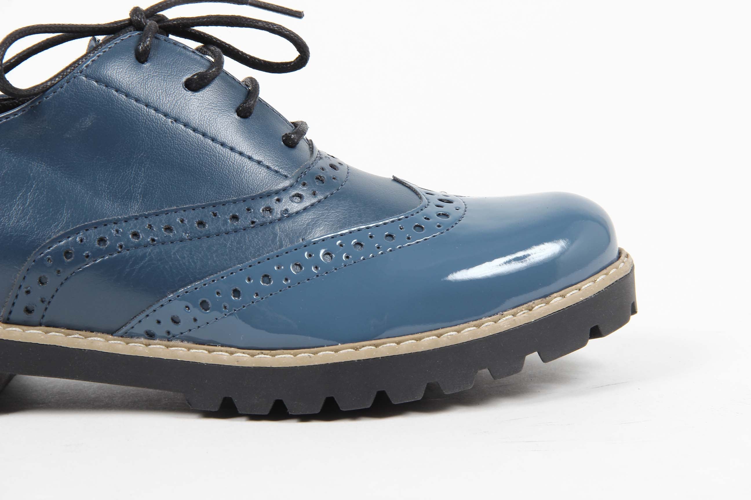V 1969 Italia Zapato Oxford para mujer MARGIE 5 VER. PRIN. BLU
