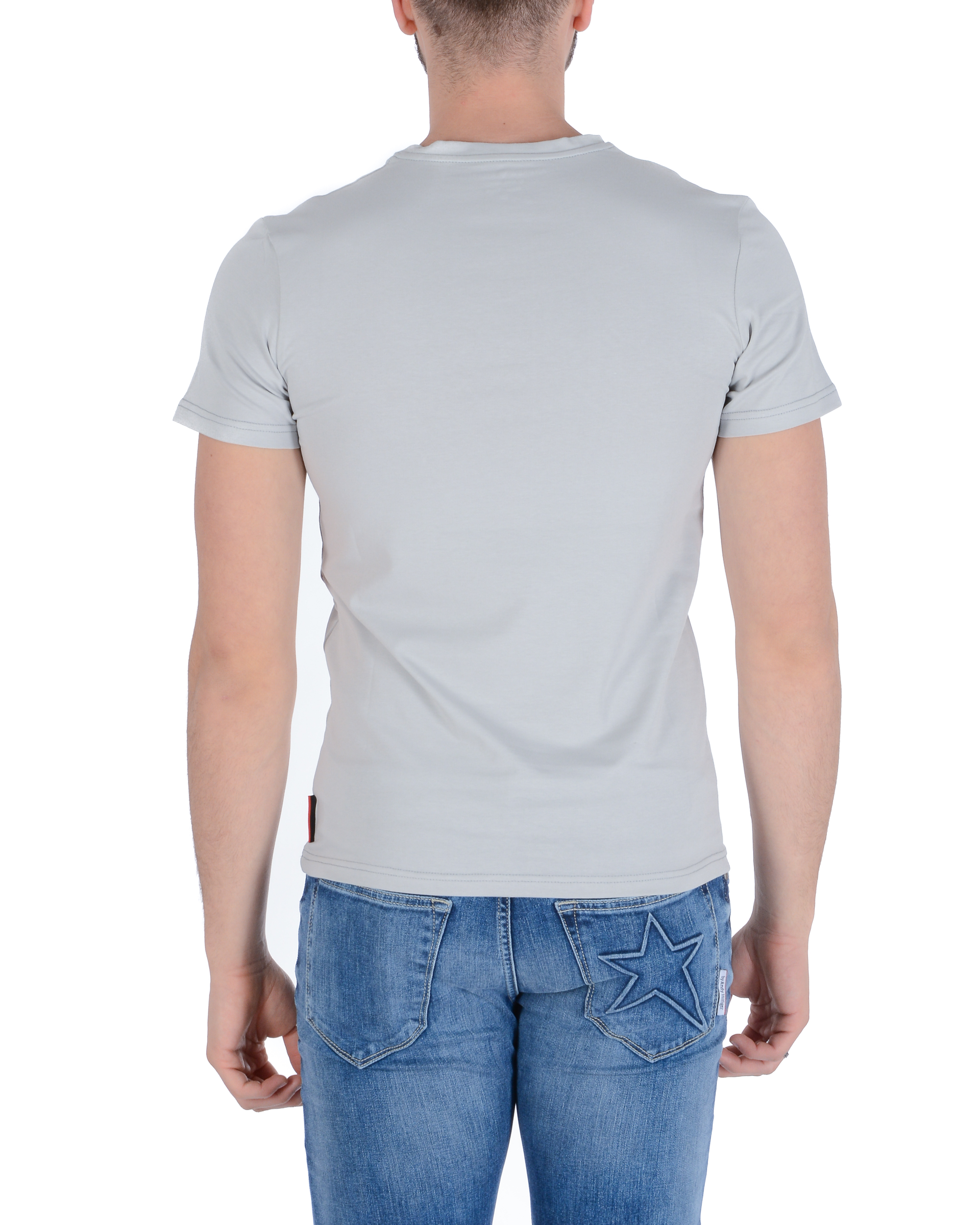 Camiseta Andrew Charles para hombre KEITA GRIS CLARO S14