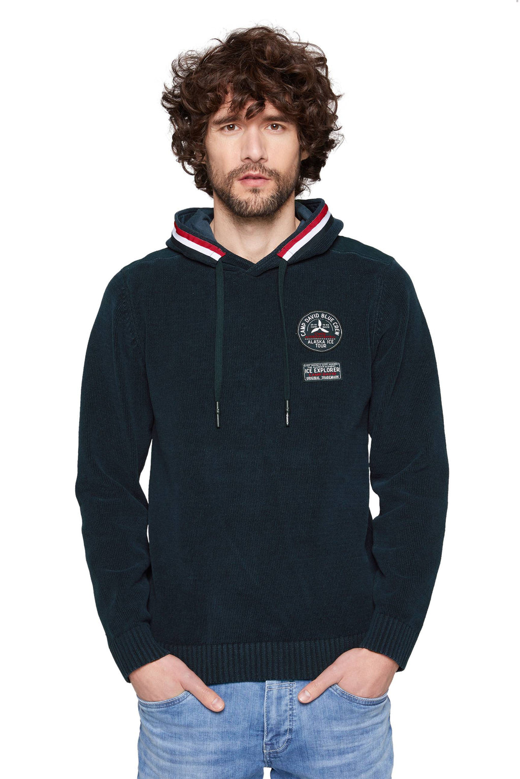 Suéter con capucha para hombre de Camp David