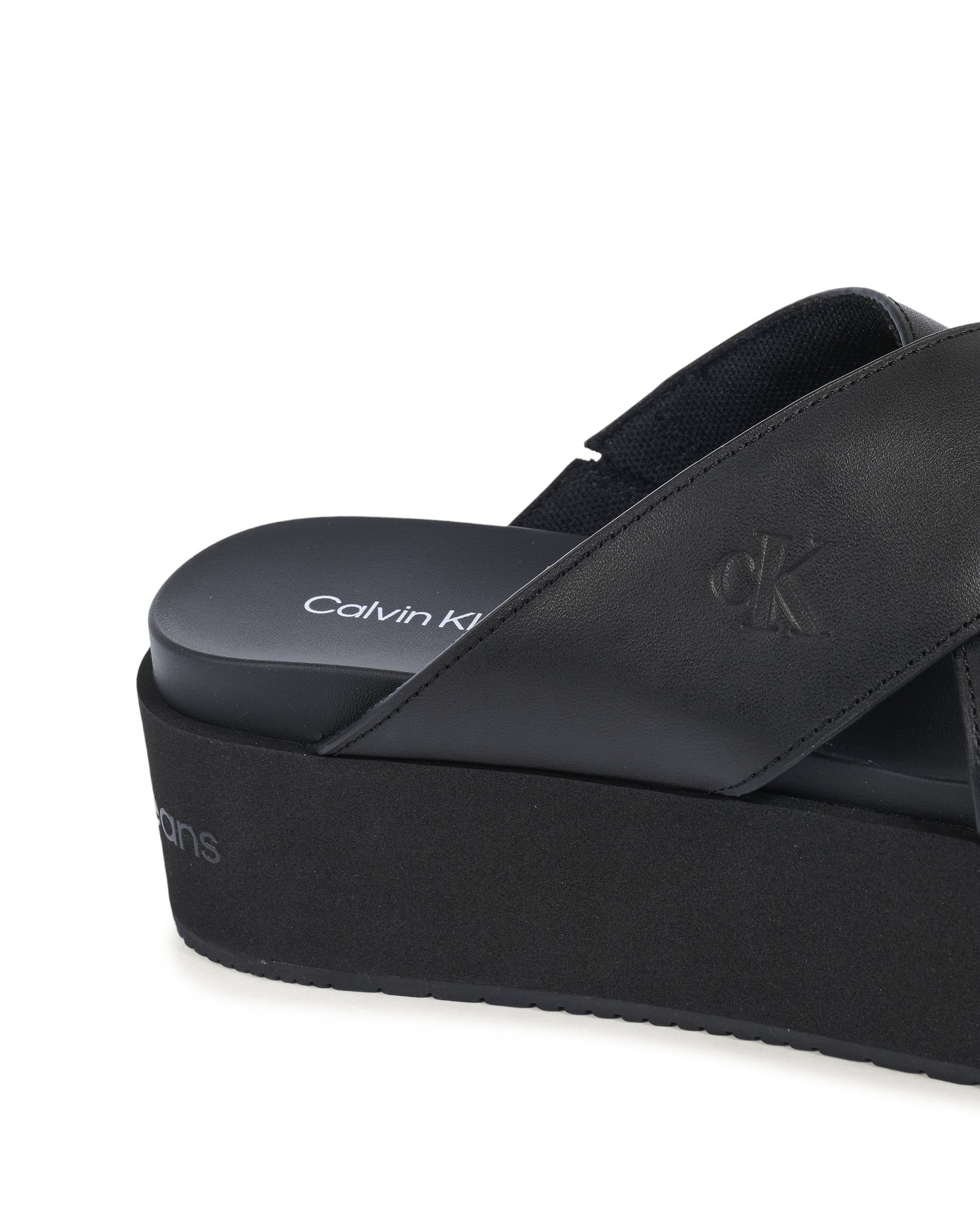 Sandalias Calvin Klein para mujer negras YW0YW013490GT