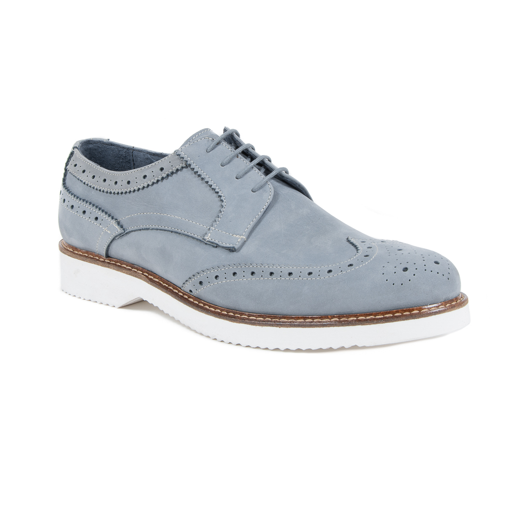 V 1969 Italia - Zapato brogue para hombre, azul claro, HARRY