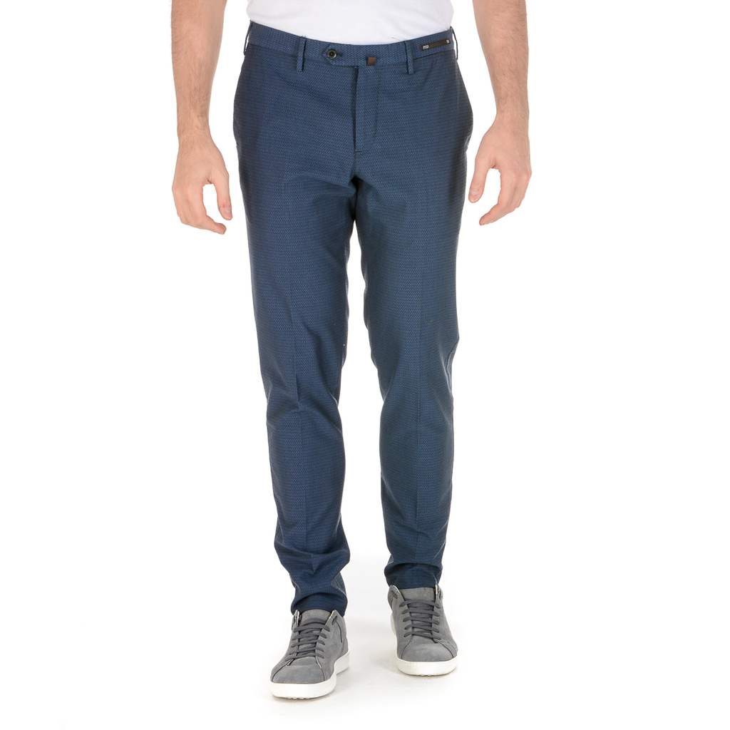 PT01 Pantalones de hombre azul BUSINESS