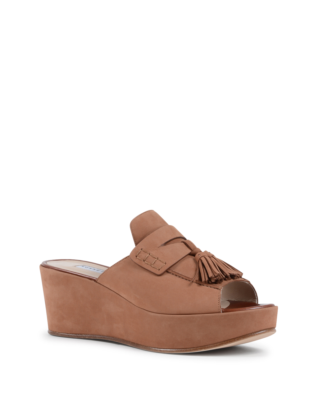 Sandalia con Cuña Fratelli Rossetti Mujer Marrón Claro 66215 NABUK BRIGHT MANDORL