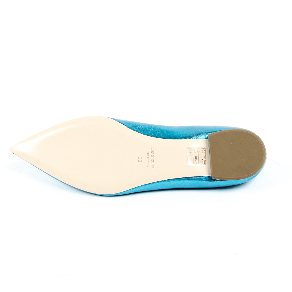 Andrew Charles Womens Ballerina Light Blue SONIA
