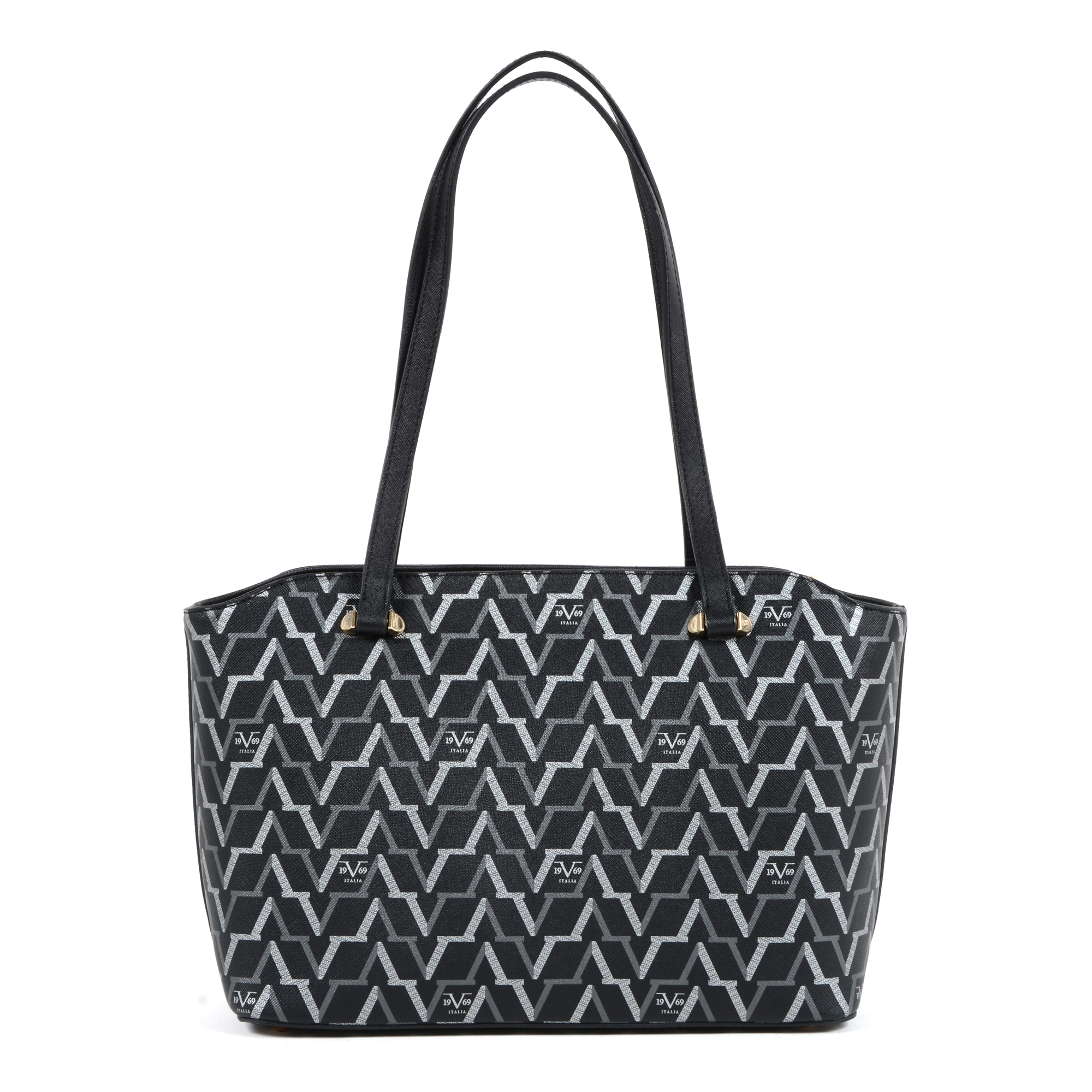 19V69 Italia Womens Handbag Black 3604 BLACK