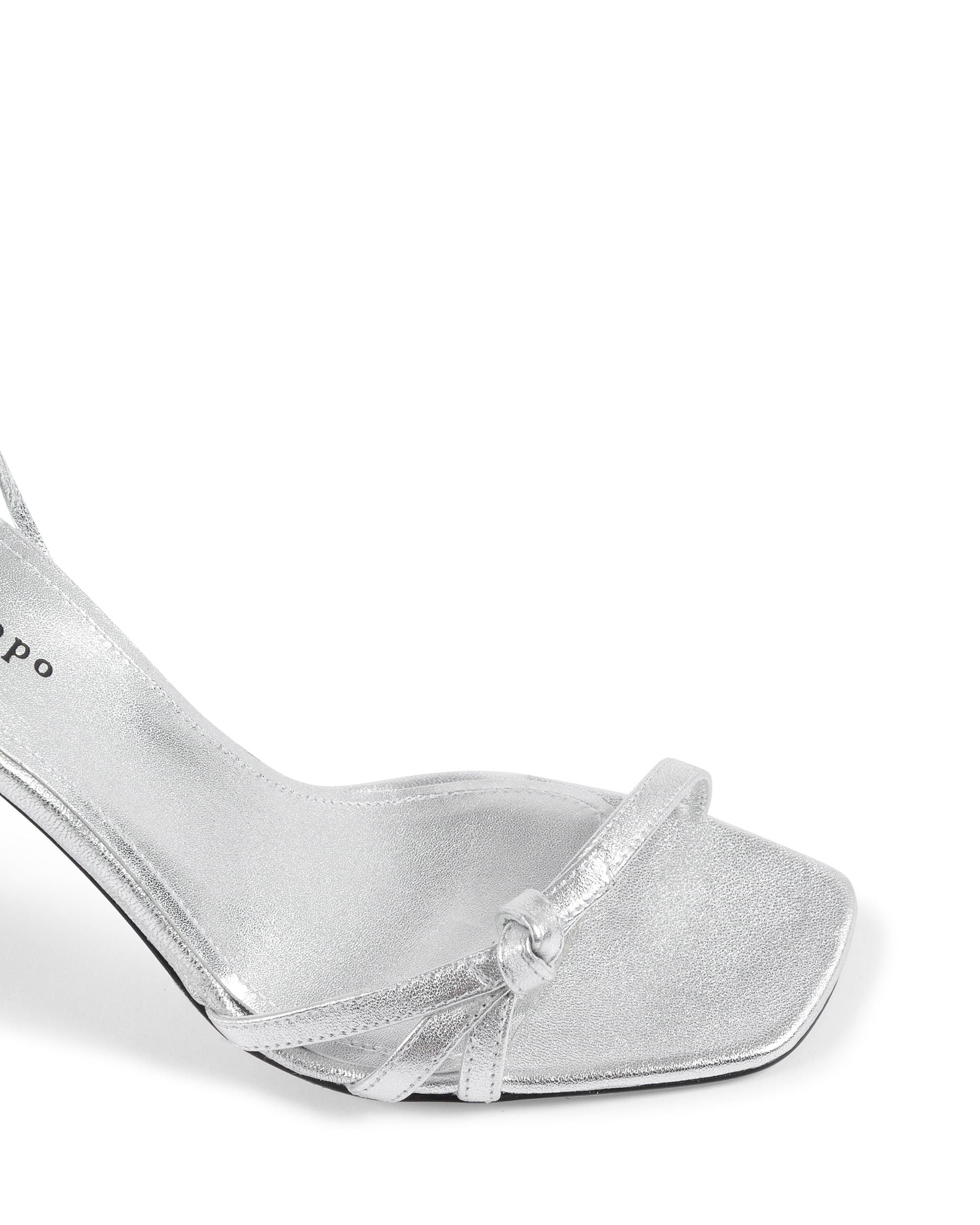 Bey Leather Lace Up Silver