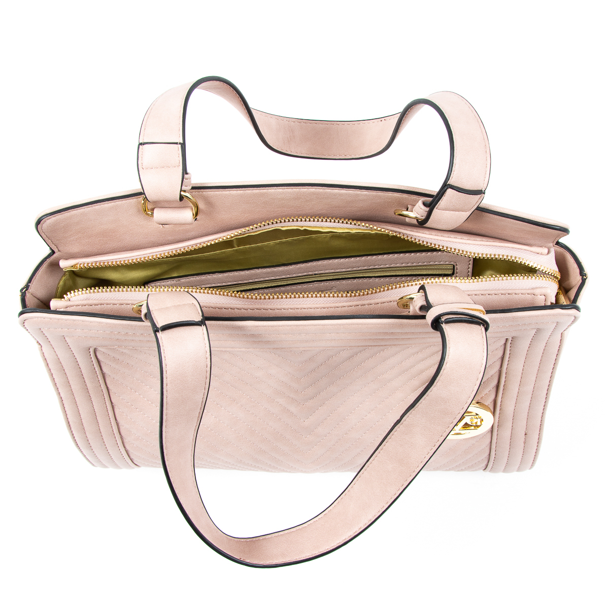 Bolso de mano para mujer V 1969 Italia Rosa CRISTINA