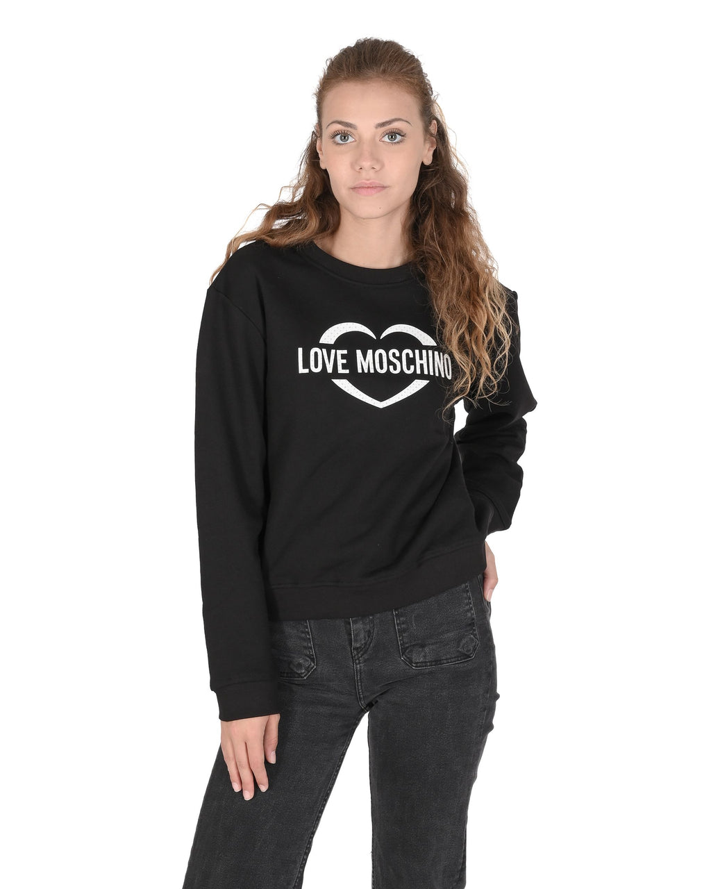 Sudadera Love Moschino para mujer W 6 306 55 M 4055 C74 NEGRO