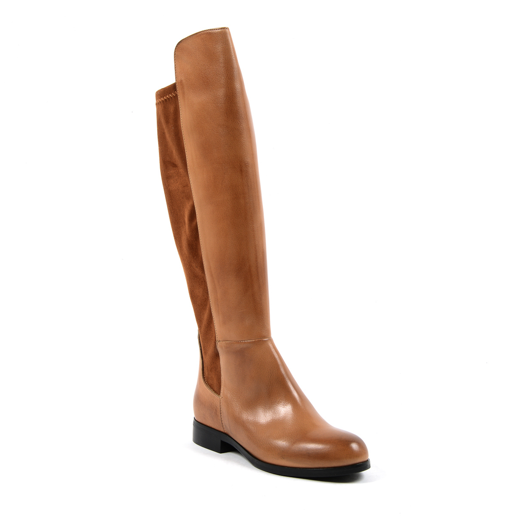 V 1969 Italia Bota alta para mujer marrón ELLIE