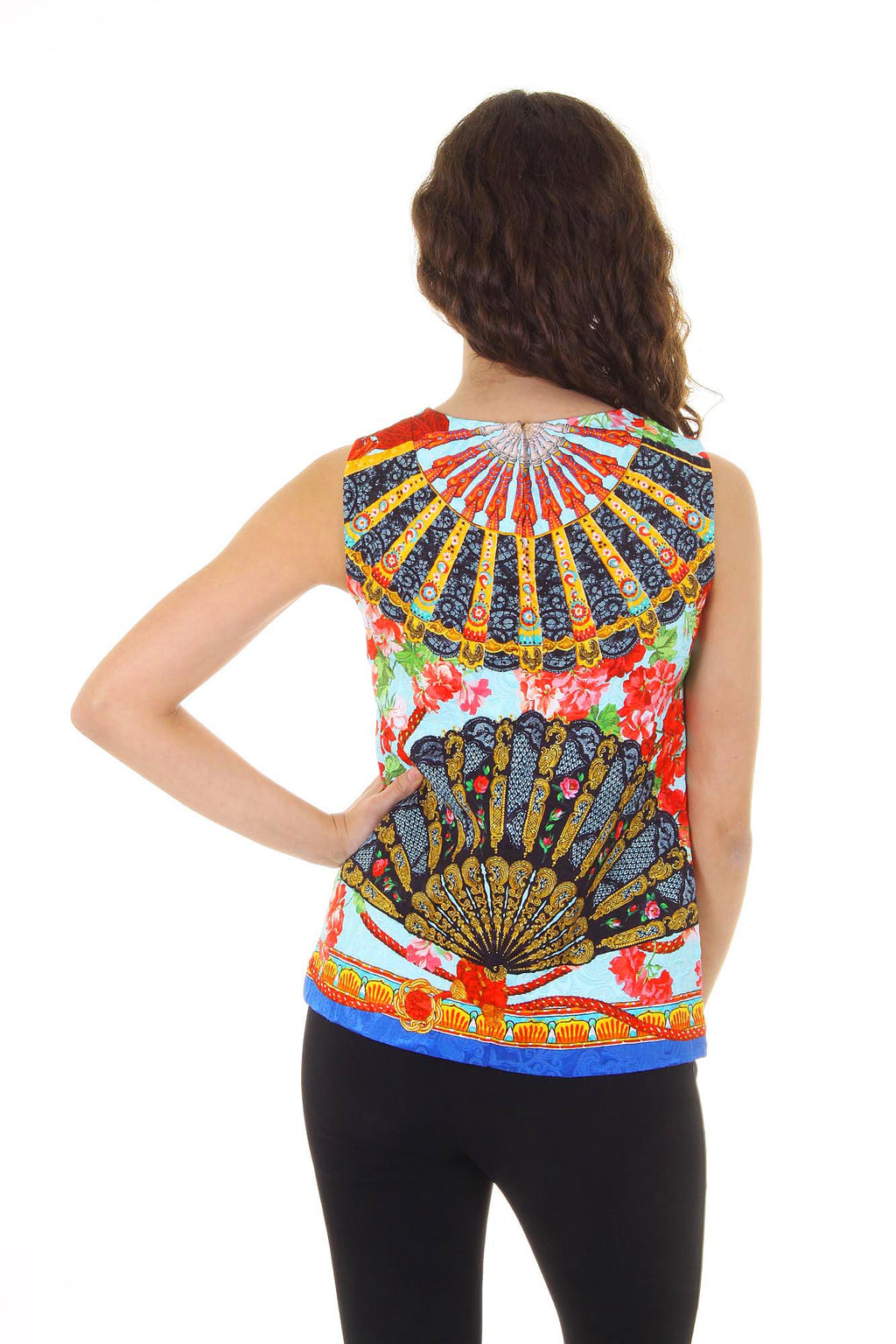 Camiseta sin mangas Dolce & Gabbana para mujer F7M57T FPMQV X0800