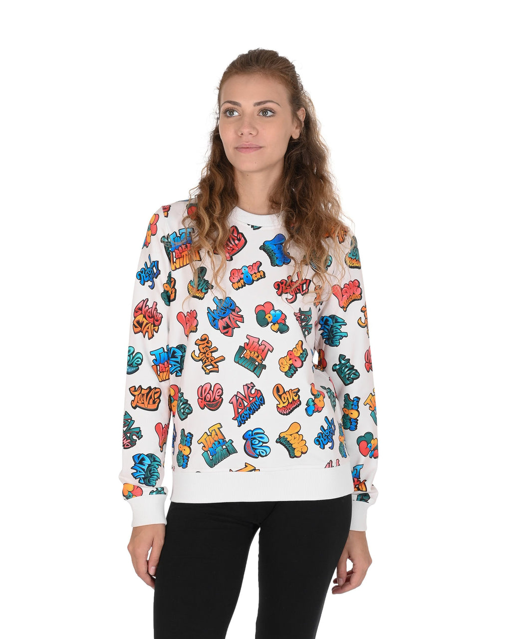 Sudadera para mujer Love Moschino W 6 302 00 E 2373 0004 GRAFFITI F.PANN