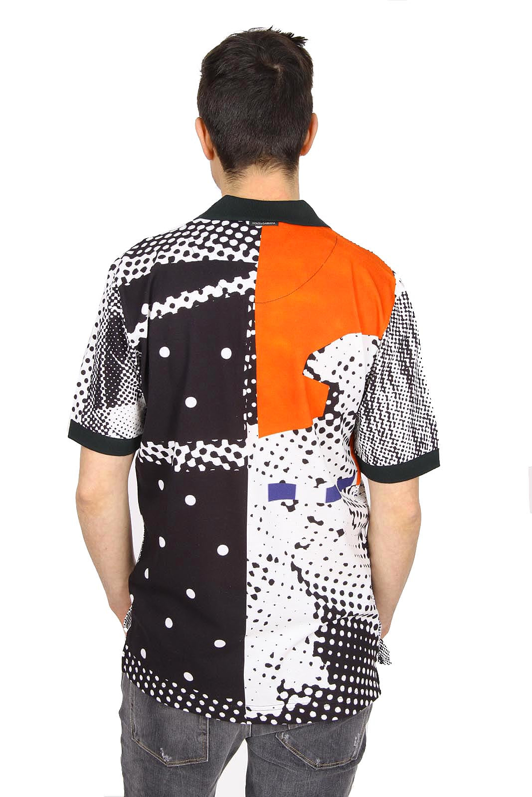 Polo Dolce & Gabbana de manga corta para hombre G8EL8T G7AXU S9000