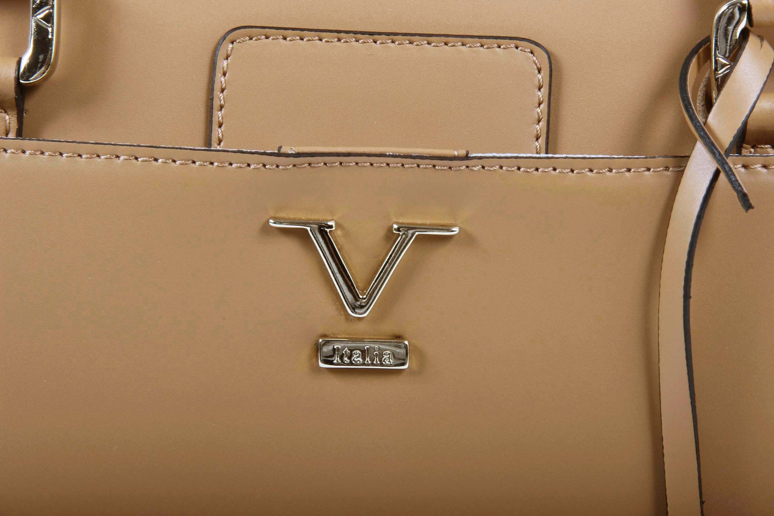 Bolso de Mujer V 1969 Italia C151-52 RUGA CUOIO