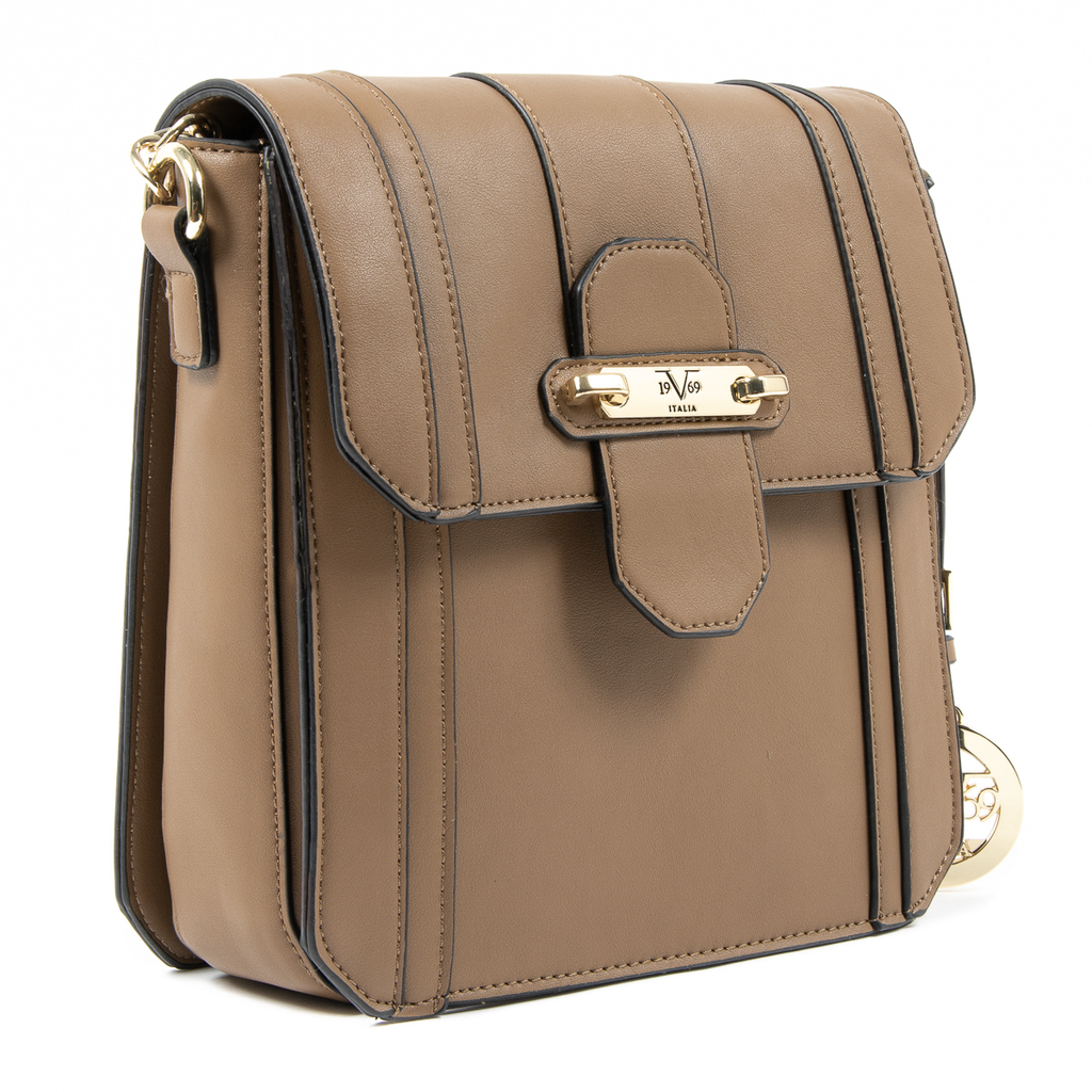 Bolso de mano para mujer V 1969 Italia Marrón LINDA