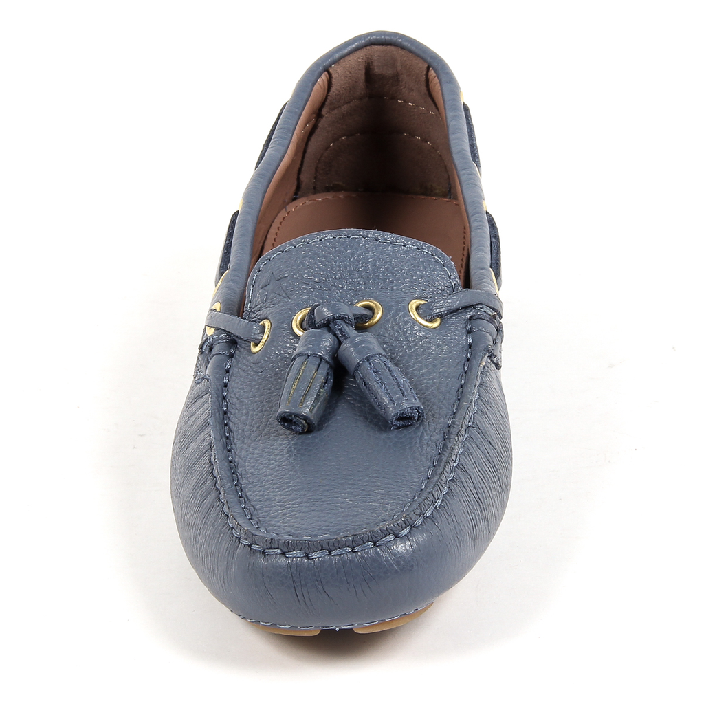 Mocasín Andrew Charles para mujer azul GIULY
