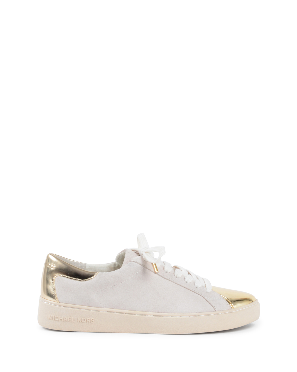 Zapatillas Michael Kors para mujer blancas y doradas FRANKIE