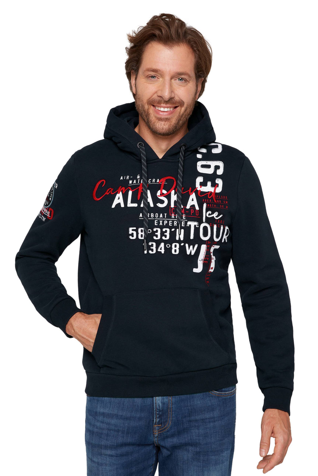 Sudadera con capucha para hombre Camp David