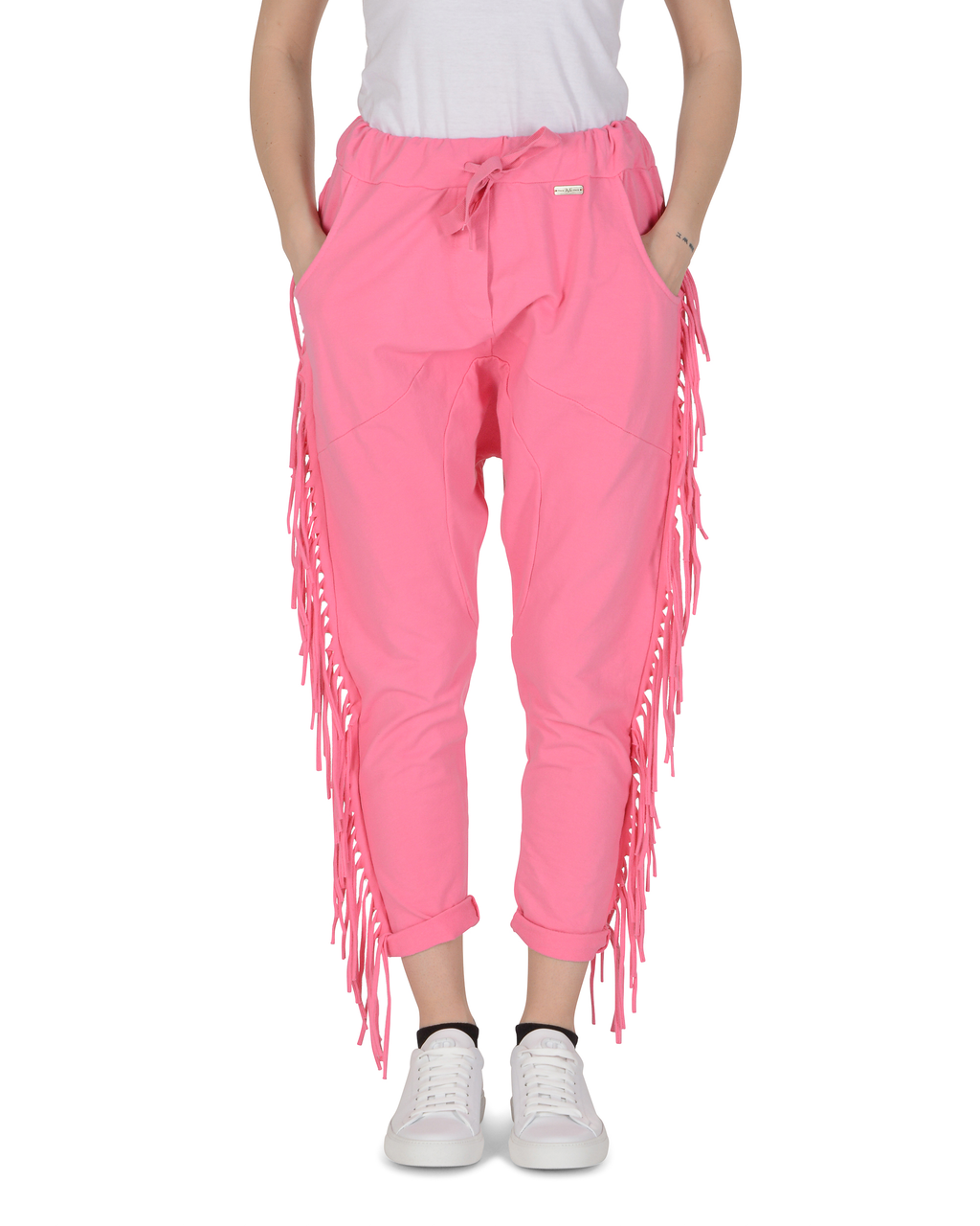 19V69 Italia Pantalones Mujer Fuxia FRINGY FUXIA