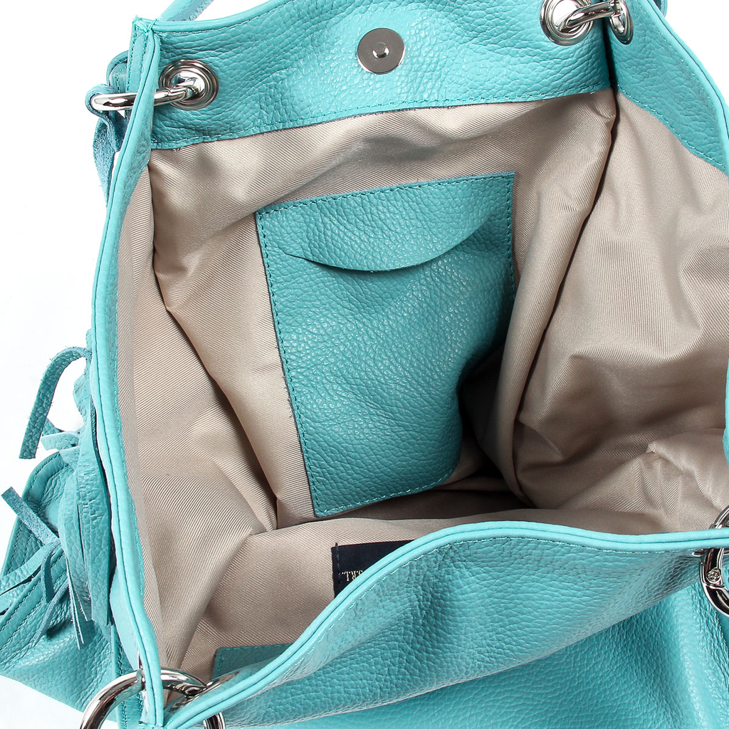 V 1969 Italia Womens Handbag Light Blue ZURIGO
