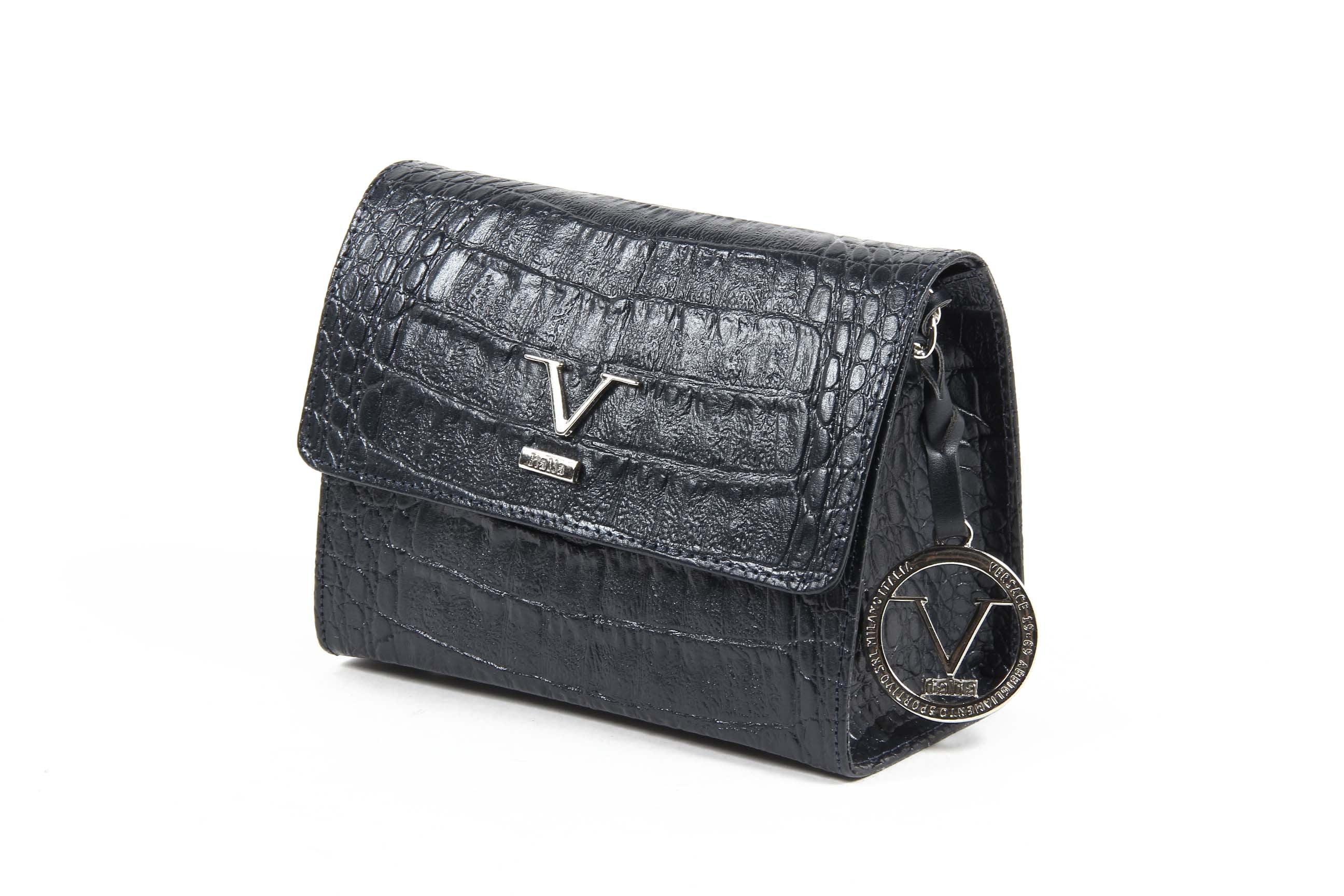 Bolso Mujer V 1969 Italia ARC04 PELAGIA COCCO AZUL