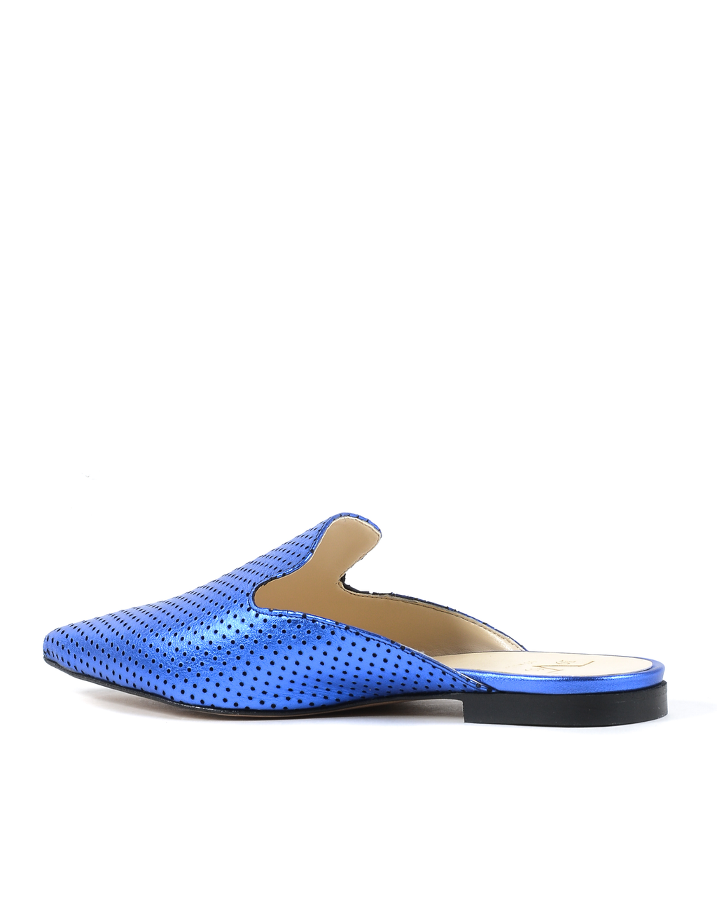 19V69 Italia Chanclas Mujer Lamè Azul 4747 SABOT TRAF LAM BLU