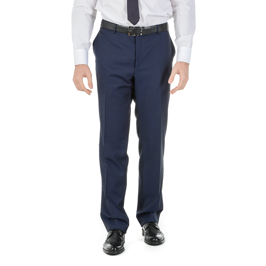 Corneliani Mens Suit Long Sleeves Dark Blue Super 130's