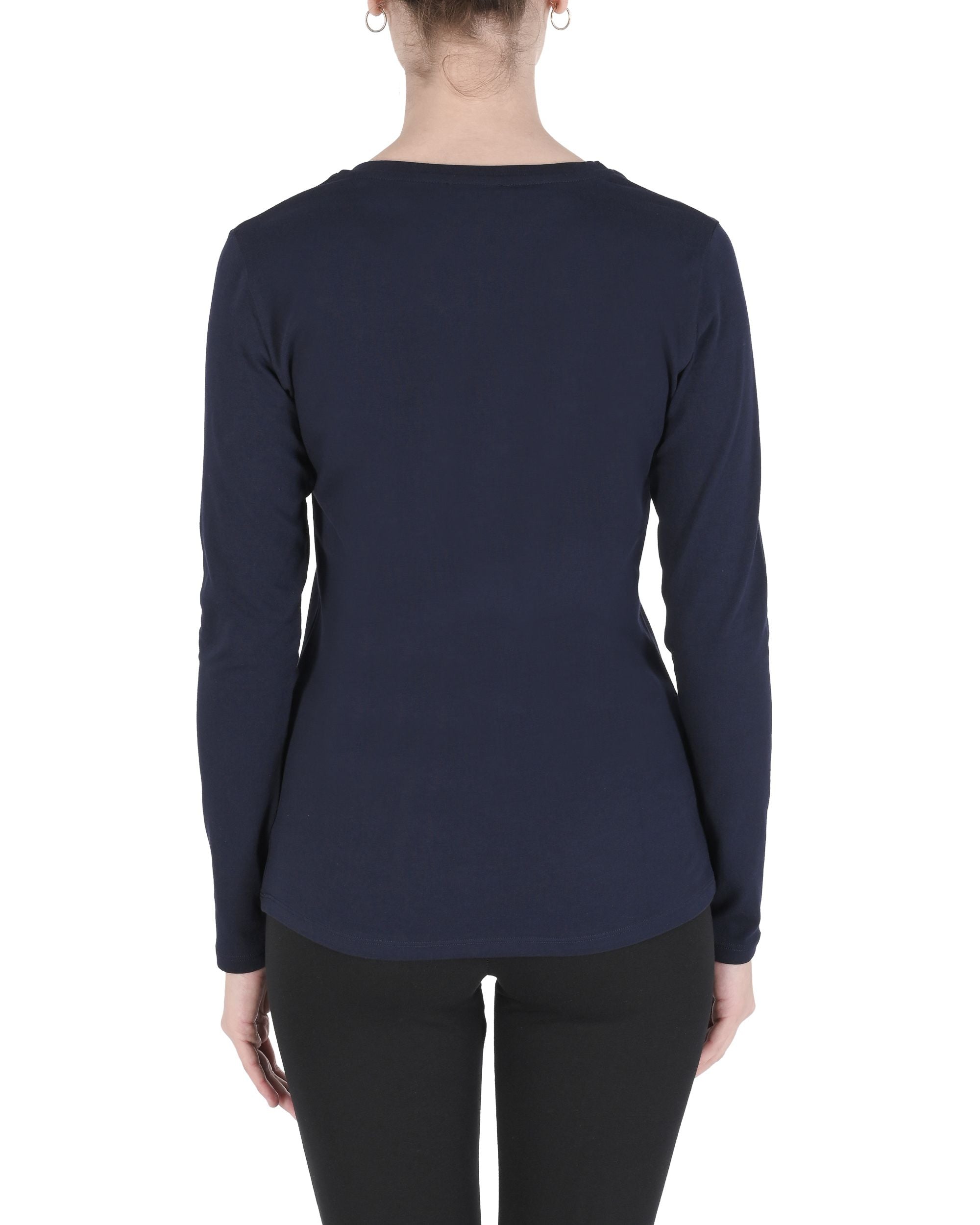 Camiseta de mujer 19V69 Italia ANGELICA AZUL MARINO