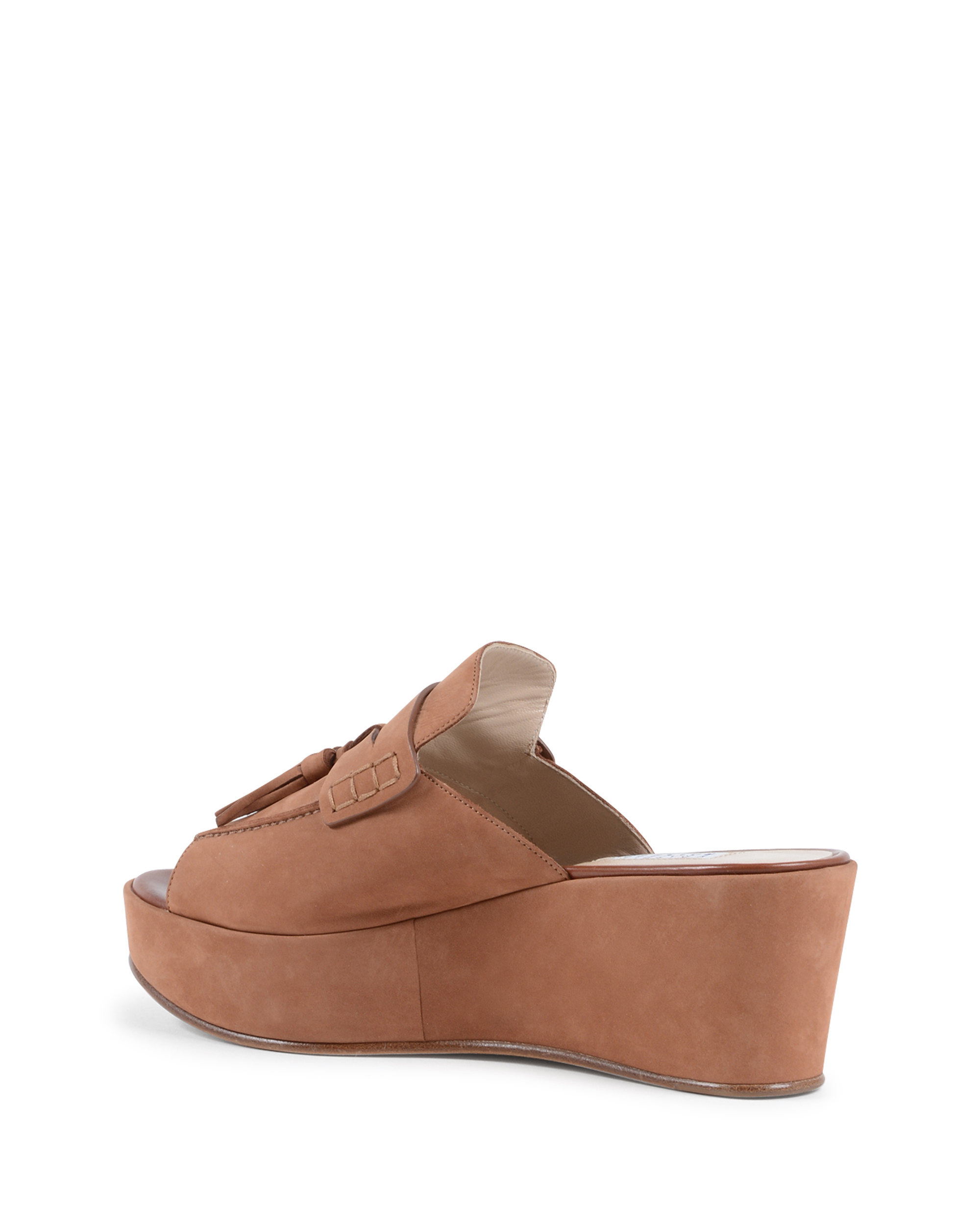 Sandalia con Cuña Fratelli Rossetti Mujer Marrón Claro 66215 NABUK BRIGHT MANDORL