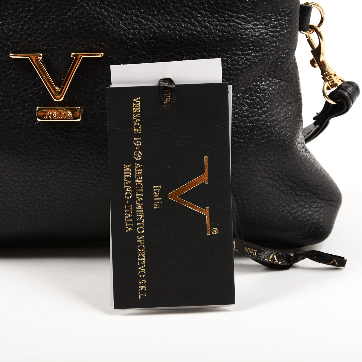 V 1969 Italia Womens Handbag Black ANKARA