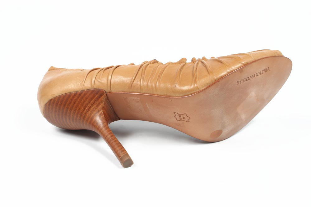 Zapatos de salón Max Azria para mujer con punta abierta MA-IDALINA RUST