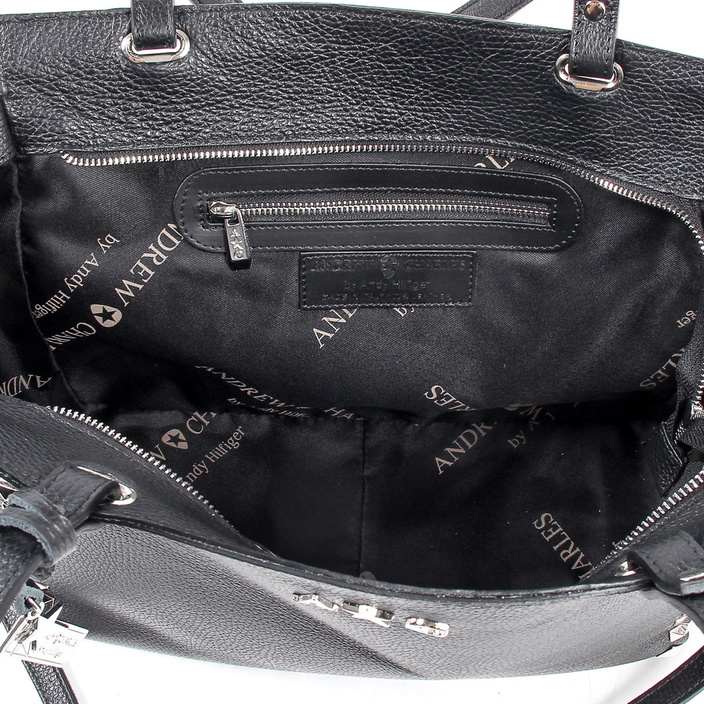 Andrew Charles Womens Handbag Black JASMIN