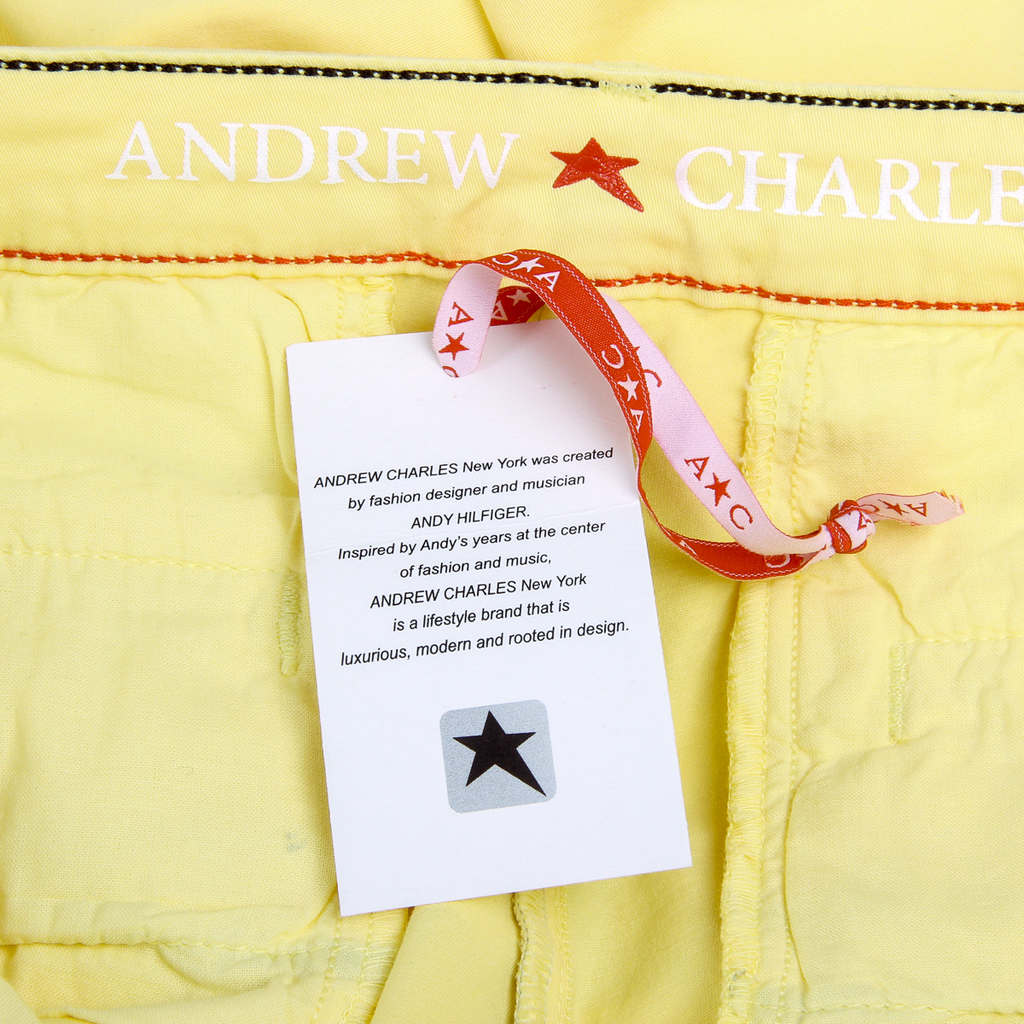 Pantalones de mujer Andrew Charles amarillos PENDA