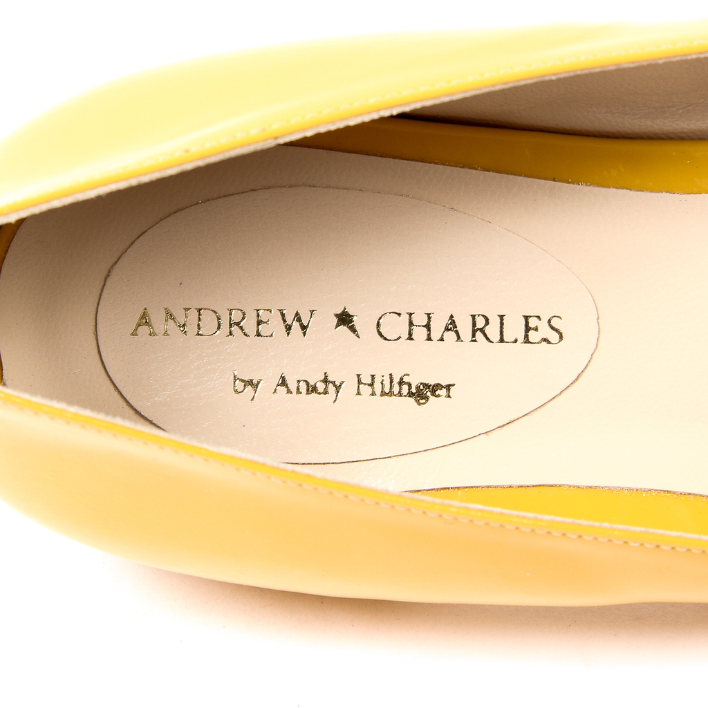 Andrew Charles Womens Ballerina Yellow SONIA
