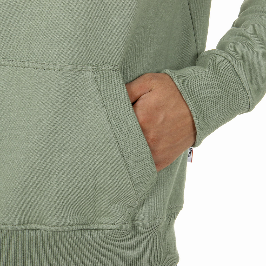 Sudadera con capucha Andrew Charles para hombre, manga larga, cuello redondo, verde FIFI