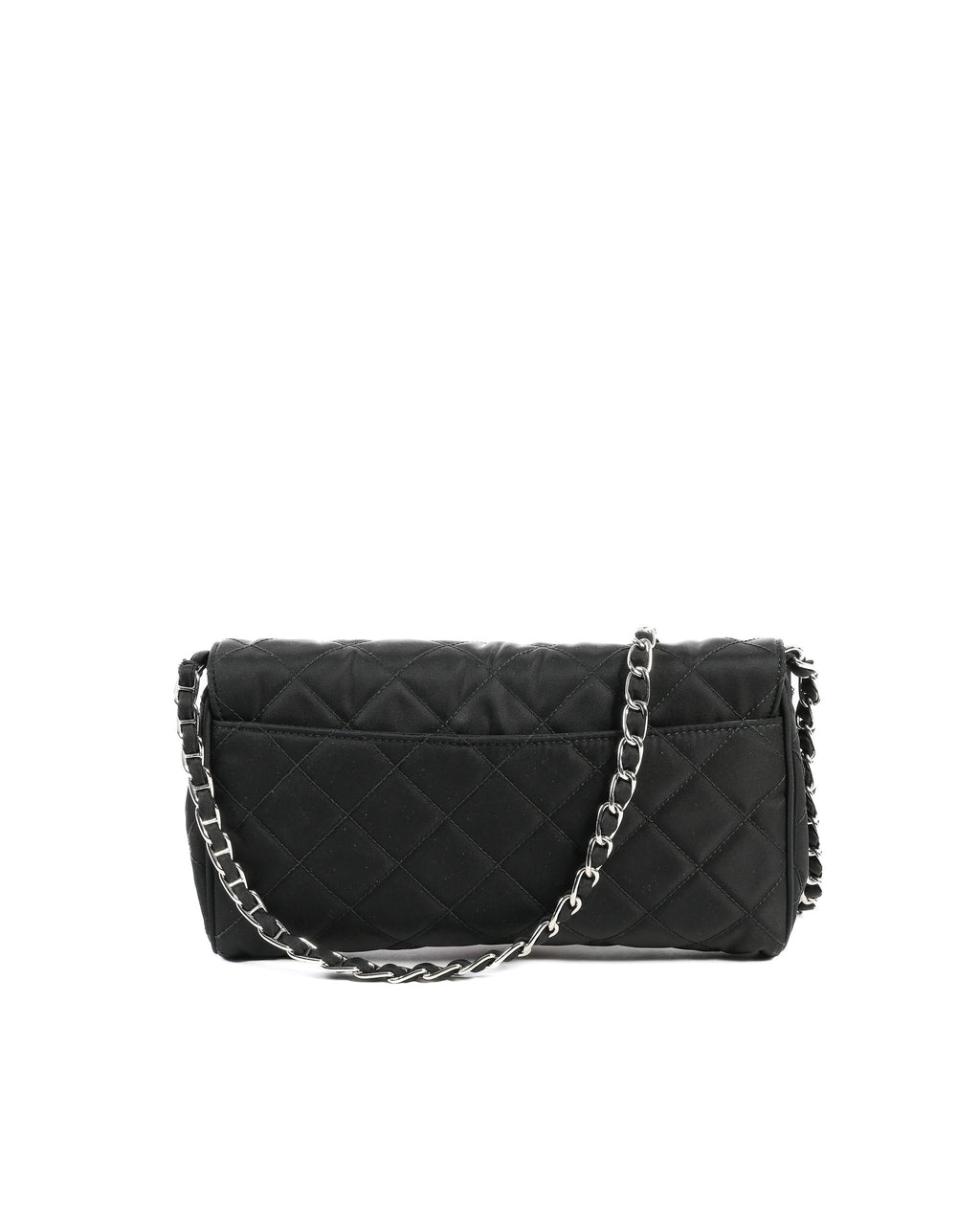 Prada Bolso clutch BP0584 negro Impuntu Tessuto