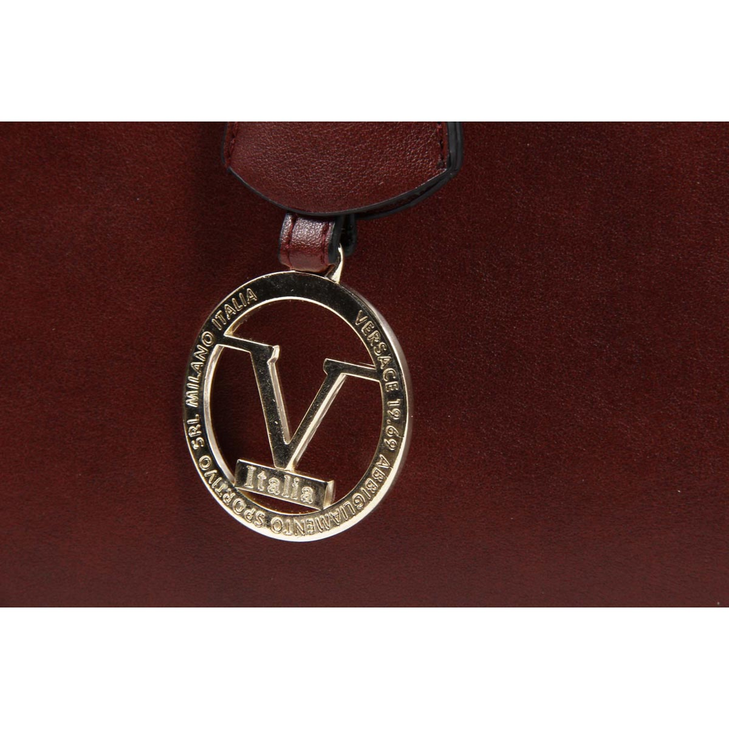 Bolso de mano para mujer V 1969 Italia VE08 ROJO CLARET