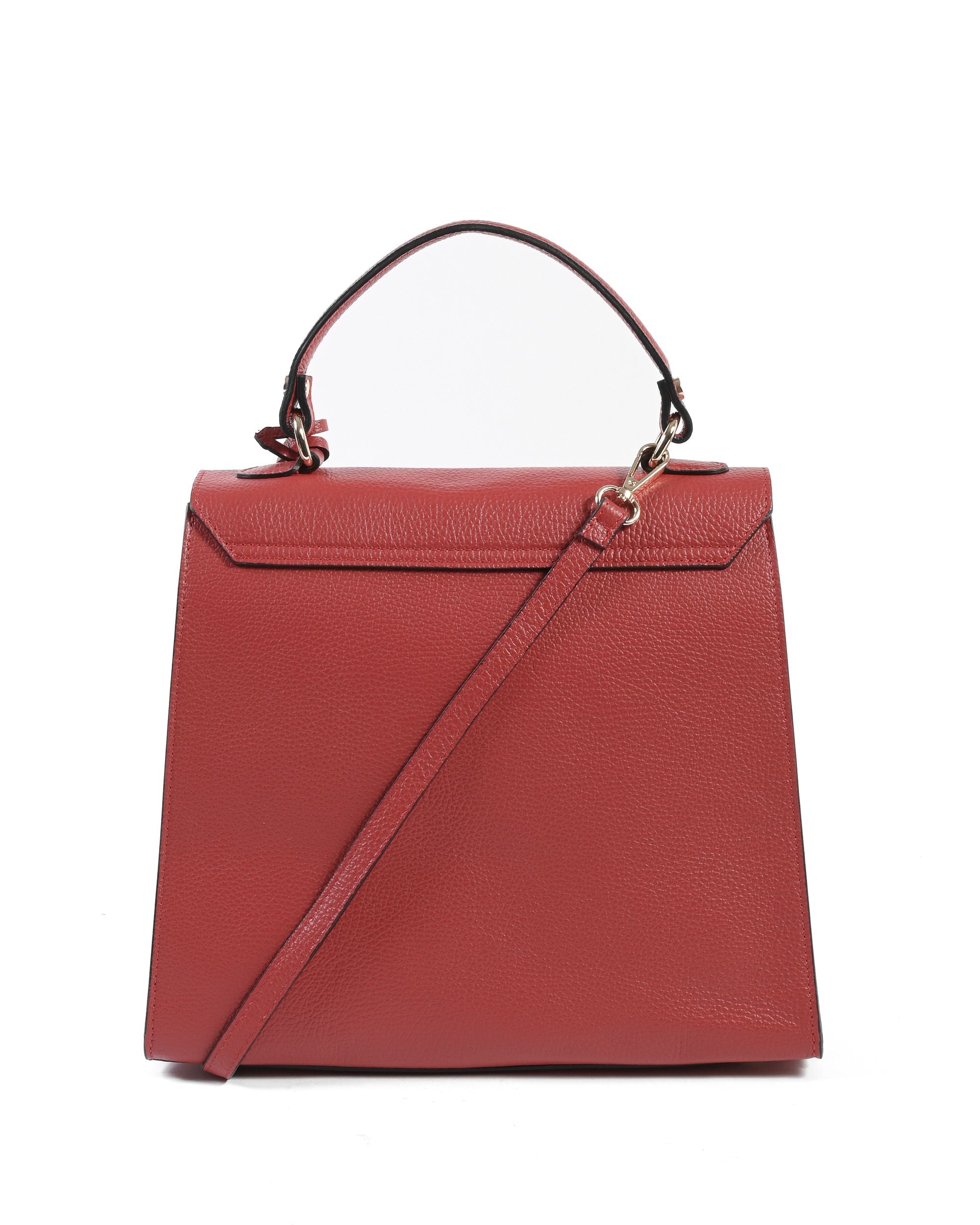 V Italia Womens Handbag Red BG12010 DOLLARO ROSSO