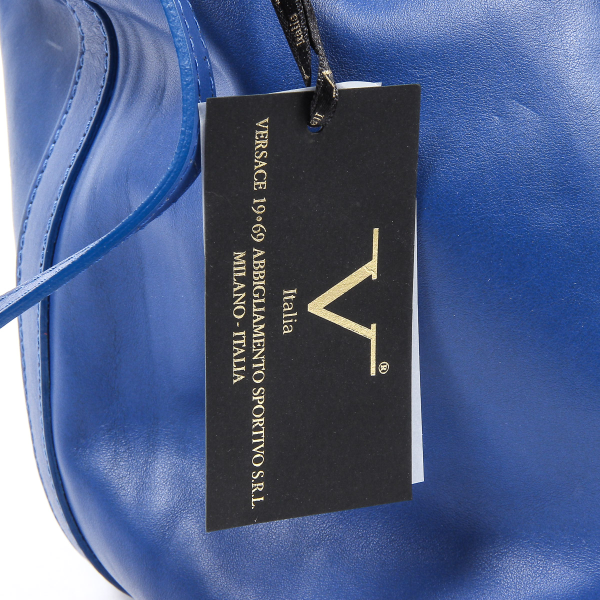 Bolso de mano para mujer V 1969 Italia V005-S SOFT COBALTO