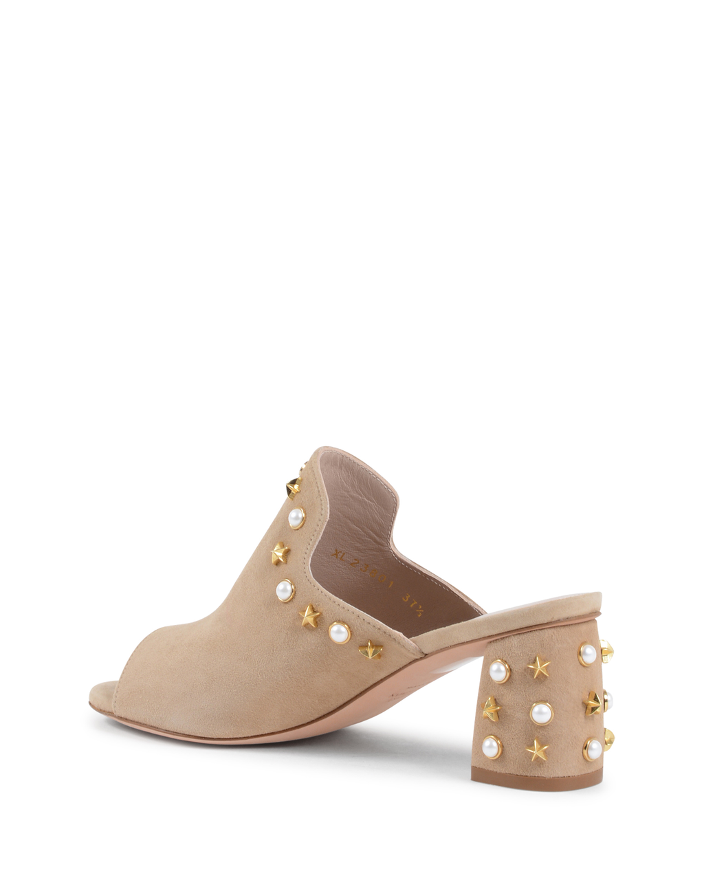 Stuart Weitzman - Sandalias tipo mule para mujer, color beige, DOHICKEY