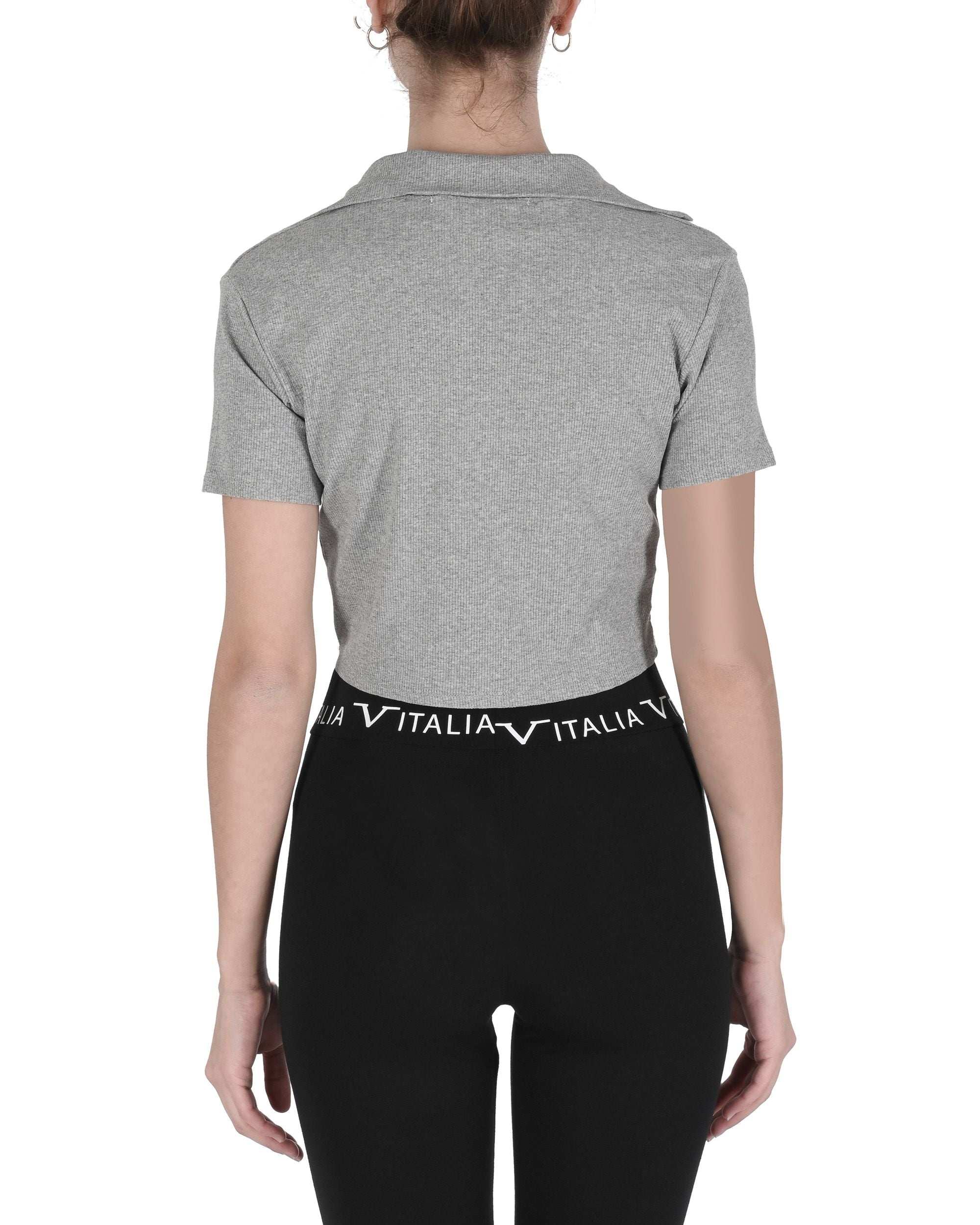 19V69 Italia Top corto para mujer CLOE GREY