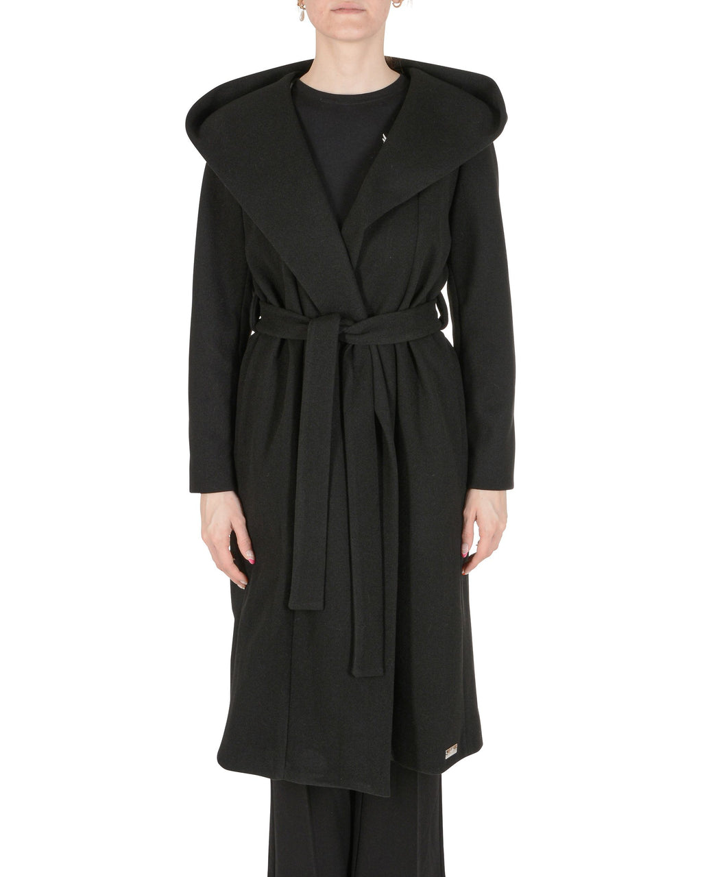 19V69 Italia Abrigo de mujer Negro TERESSA BLACK