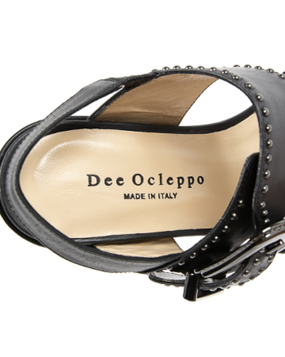 Sandalia Mujer Dee Ocleppo B3065DO VIT PERGAMENA NERO