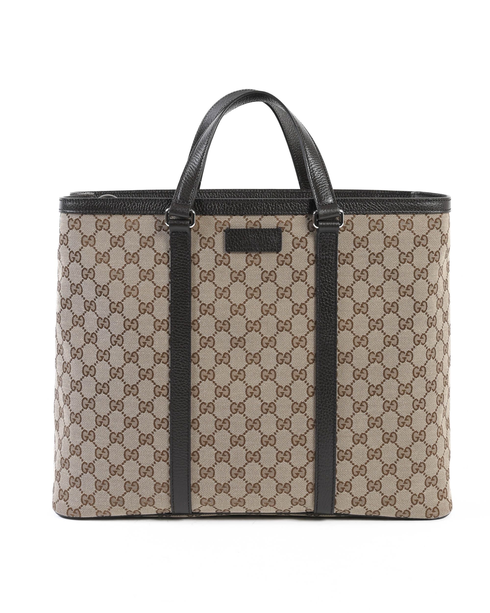 Gucci GG Original canvas zipped shopper 449169 KY9KN 9896