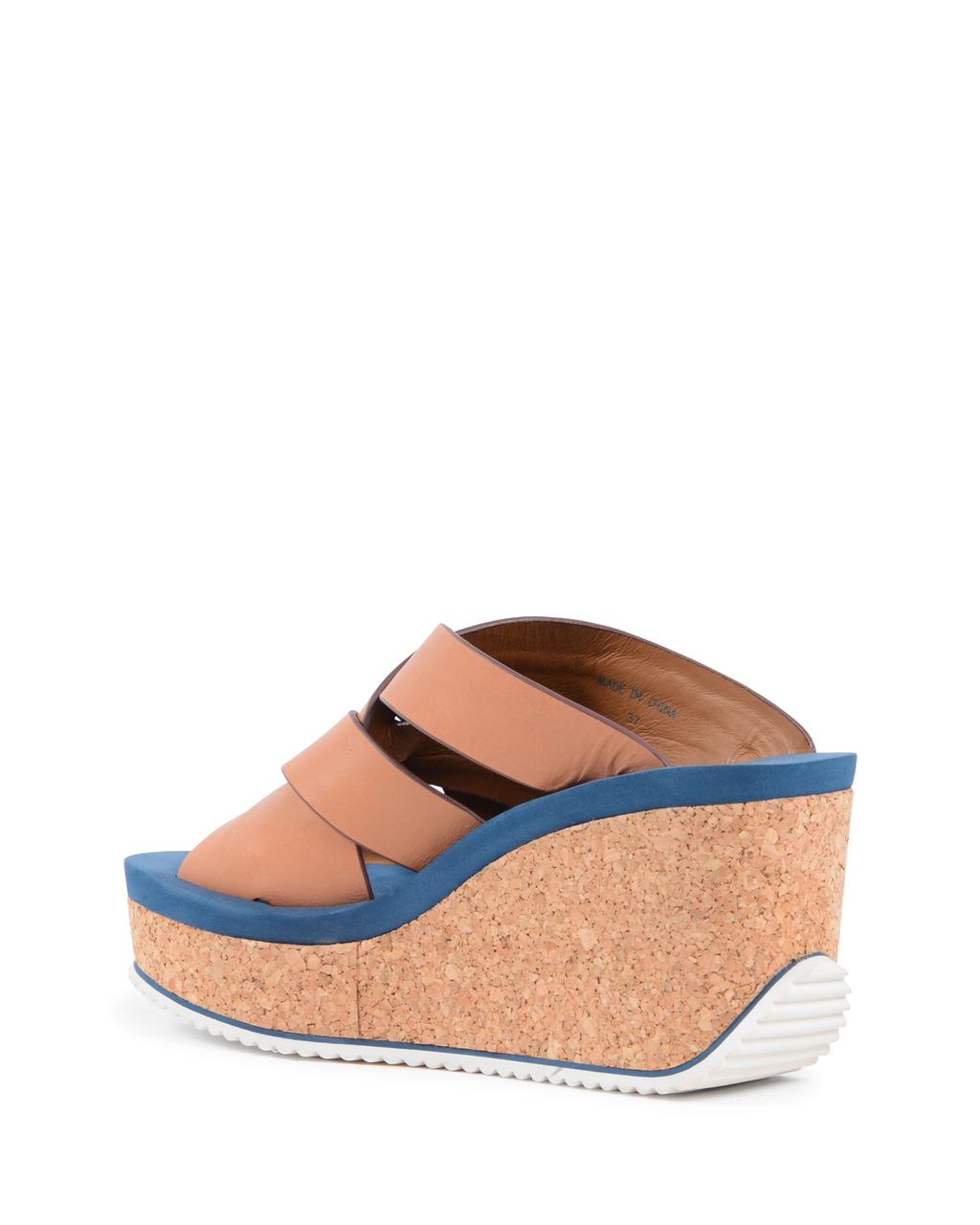 ChloÃ¨ Womens Wedge Sandal Tan SB30143 COGNAC