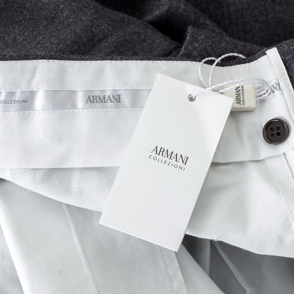 Armani Collezioni Mens Pants Grey