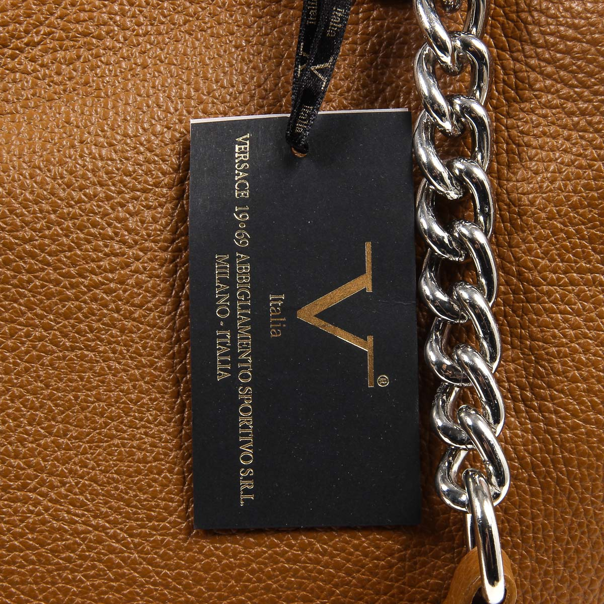 V 1969 Italia Bolso de mano de mujer V012-S DOLLARO CUOIO